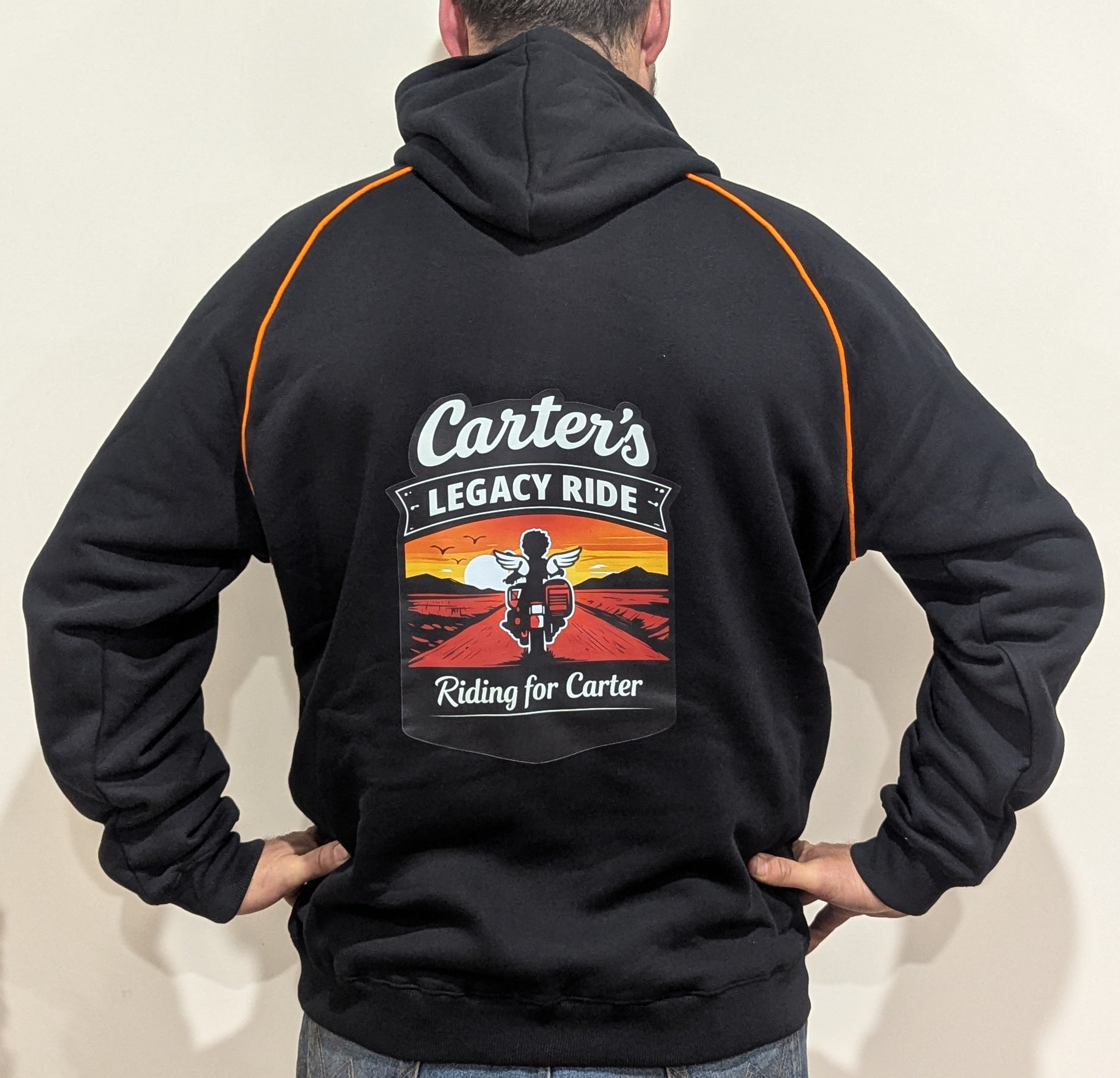 Orange/Black unisex Hoodie PRE-ORDERS