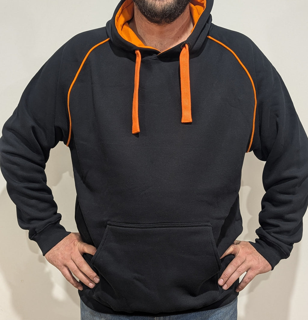 Orange/Black unisex Hoodie PRE-ORDERS