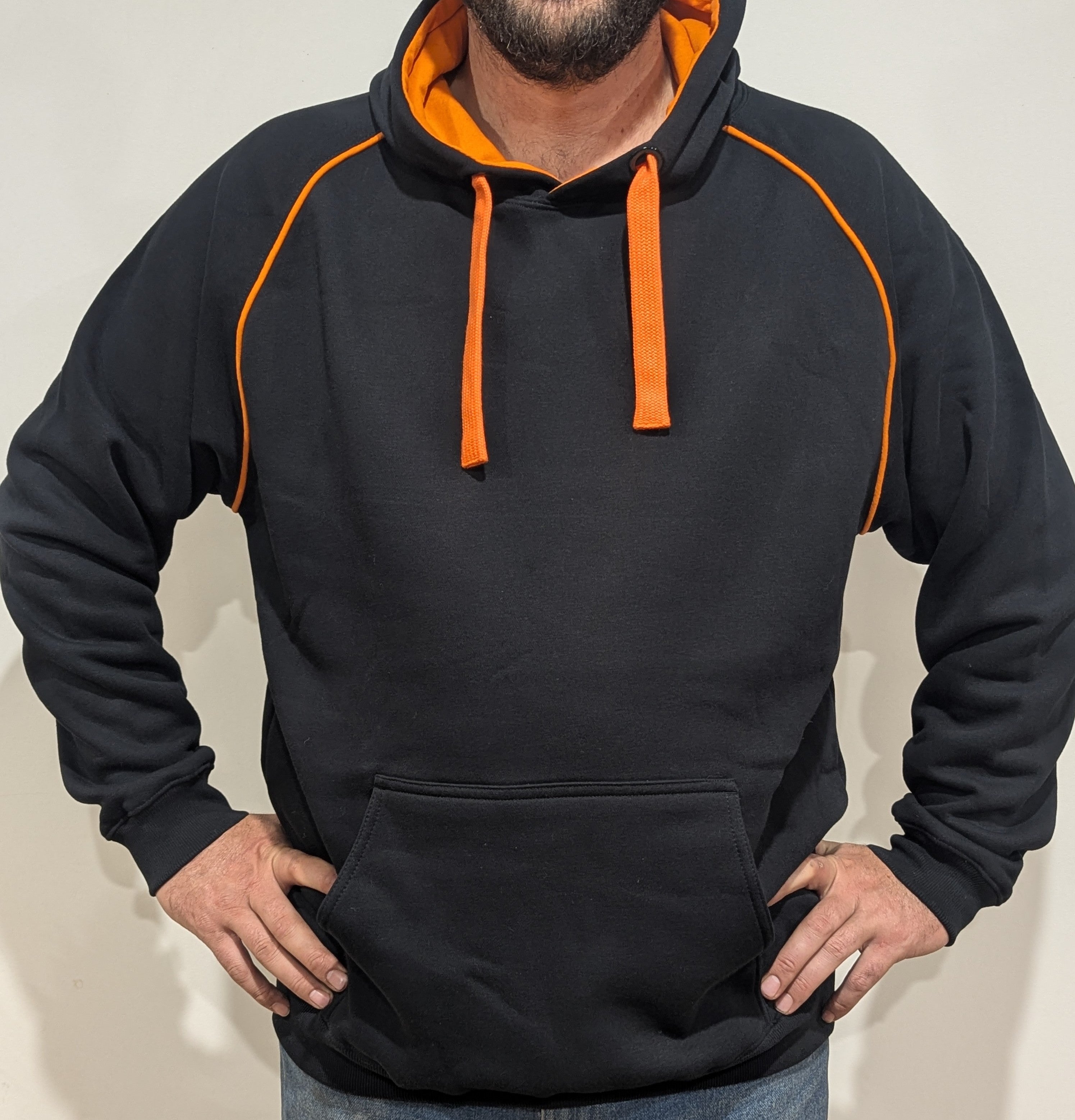 Orange/Black unisex Hoodie PRE-ORDERS
